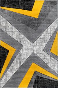 Kusový koberec Warner 1180A - žlutý - 80x250cm