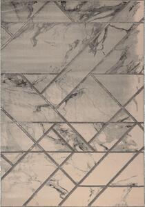 Kusový koberec Mramor 8919A- silver - 160x230