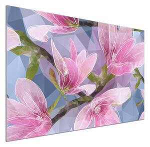 Panel do kuchyně Růžová magnolie pl-pksh-100x70-f-83196443
