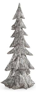 DEKORAČNÍ FIGURKA PINE 18X44 CM STŘÍBRNÁ