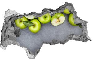 Nálepka 3D díra Zelená jablka nd-b-177833879