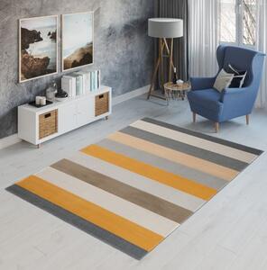 Kusový koberec Novara 18247 252, žlutošedý - 160x230cm