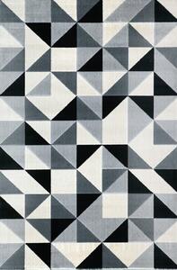 Kusový koberec Novara 18214 652, černošedý - 80x150cm
