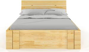 Manželská postel 180 cm Naturlig Tosen High Drawers (borovice). 800209