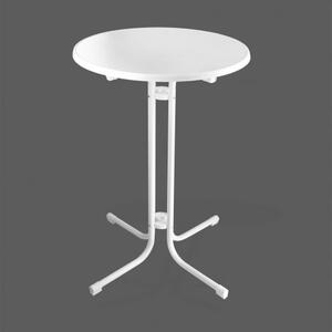 DEMA Sklápěcí stolek Treviso bílý