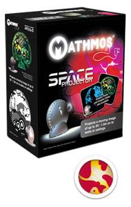 Mathmos Space projektor, oil disk fialová-zelená