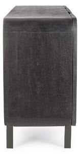 Komoda Sarrina 145 x 82 cm černá