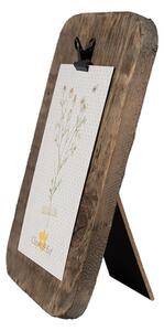 Dřevěný fotorámeček Sacco s klipem – 14x2x20 cm
