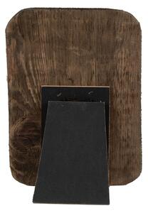 Dřevěný fotorámeček Sacco s klipem – 14x2x20 cm