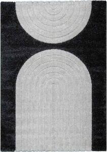 Kusový koberec Rangpur 65203 699 - krémový černý - 80x150cm