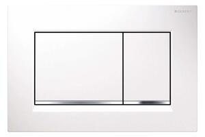 Geberit Sigma20 splachovací tlačítko pro WC lesklý chrom-bílá 115.883.KJ.1