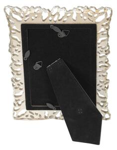 Stříbrný fotorámeček Merel s filigránovým motivem – 10x15 cm