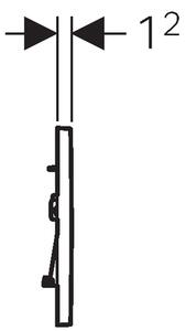 Geberit Sigma20 splachovací tlačítko pro WC lesklý chrom-matný chrom 115.883.KH.1