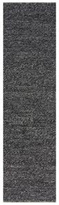 Ručně tkaný běhoun Minerals Dark Grey 60x230 cm