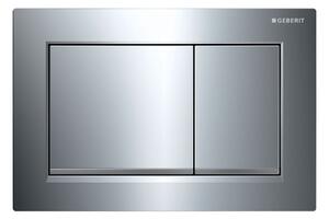 Geberit Omega20 splachovací tlačítko pro WC lesklý chrom-matný chrom 115.080.KH.1