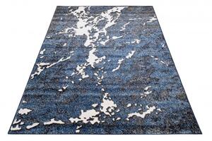 Makro Abra Kusový koberec BREEZE MU49A Moderní abstraktní tmavě modrý Rozměr: 140x200 cm
