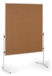 Informační a moderační tabule, 1200 x 1500 mm, korková, nesklopná