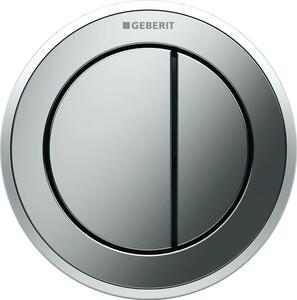 Geberit Typ 10 splachovací tlačítko pro WC lesklý chrom-matný chrom 116.055.KH.1