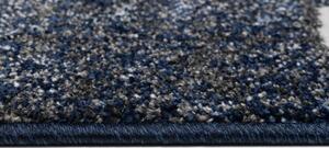 Makro Abra Kusový koberec BREEZE MU44A Moderní abstraktní tmavě modrý Rozměr: 80x150 cm