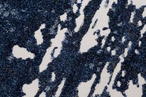 Makro Abra Kusový koberec BREEZE MU45B Abstraktní moderní tmavě modrý Rozměr: 80x150 cm