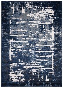 Makro Abra Kusový koberec BREEZE MU45B Abstraktní moderní tmavě modrý Rozměr: 120x170 cm