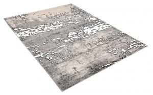 Makro Abra Kusový koberec BREEZE MU47A Moderní abstraktní světle šedý Rozměr: 80x150 cm