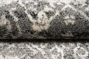 Makro Abra Kusový koberec BREEZE N834A Moderní tmavě šedý Rozměr: 80x150 cm