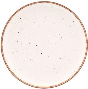 Altom Porcelánový mělký talíř Reactive Ivory, 26,5 cm