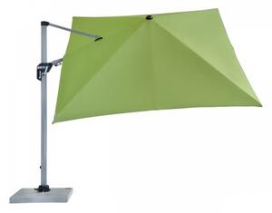 Doppler ACTIVE 350 x 260 cm – výkyvný zahradní slunečník s boční tyčí zelená (kód barvy 836)