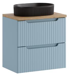 Comad Koupelnová skříňka s deskovým umyvadlem Nova Denim 60 denim/dub coast evoke