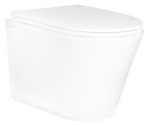Hydroland Závěsná WC mísa se SoftClose sedátkem Safir, bílá