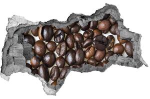 Nálepka 3D díra na zeď Zrnka kávy nd-b-32952308