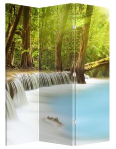 Paraván - Huai Mae Kamin vodopád v lese (126x170 cm)