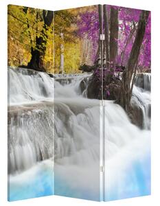 Paraván - Erawan vodopád v lese (126x170 cm)