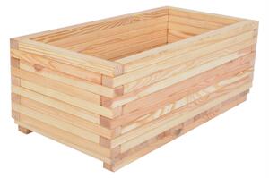 ROJAPLAST Masivní dřevěný truhlík Rozměr: 100x50x40 cm