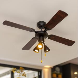 ZEVENTI - Stropní ventilátor ZURRIOLA 3xGU10/50W/230V