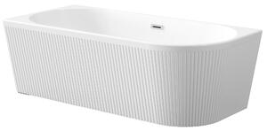 Invena Glamour rohová vana 170x80 cm oválná bílá AN-02-11L