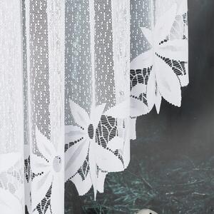 Dekorační oblouková krátká záclona na žabky JADWIGA 160 bílá 300x160 cm MyBestHome