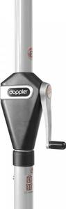 Doppler ACTIVE 280 cm - automatický naklápěcí slunečník s klikou cihlový (terakota kód barvy 831)