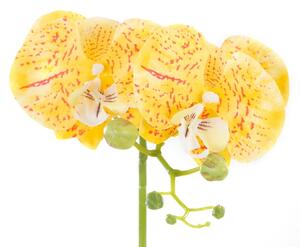 AmeliaHome Umělá květina ORCHI žlutá