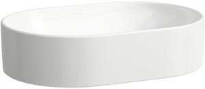 Laufen Savoy umyvadlo 55x38 cm oválné na pult bílá lesk H8129440001121