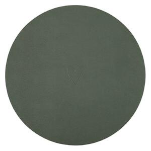 Oboustranné prostírání Heart Green Ø 35 cm