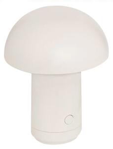 LED stolní lampa FUNGHI 11,2 cm, bílá