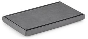 Skládací taburetka s úložným prostorem "XL" tmavě šedá