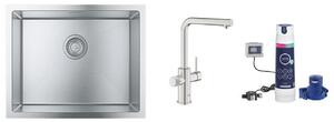 Sada baterie pro vodní filtr Grohe Blue 30601DC0, filtr pod dřez Grohe Blue 40875000, 31726SD0