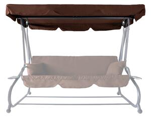 Aga Střecha na zahradní houpačku GRANDLUX Dark Brown 212x114cm