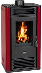 Krbová kamna Prity K3GT D Burgundy - 8,1kw, A+