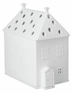 Porcelánový svícen domeček Cottage White