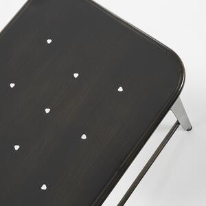 Černá kovová barová židle Kave Home Gluke 78 cm
