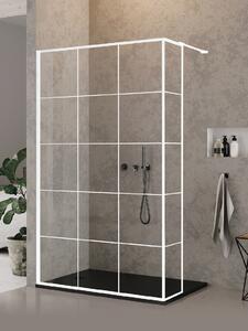 New Trendy New Modus White sprchová zástěna walk-in 30 cm bílá matný/vzorované sklo EXK-2246